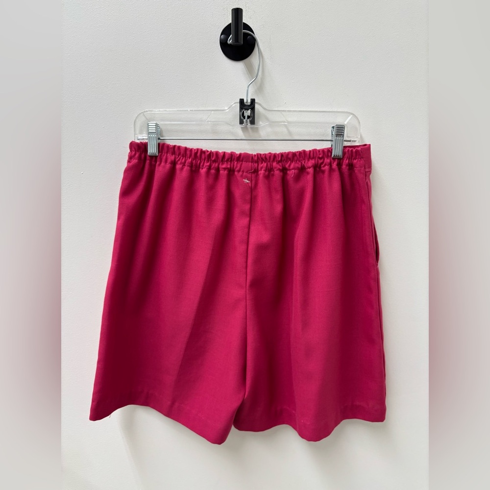 Vintage Handmade Fuchsia Short Set with Floral Buttons - Picture 5 of 11